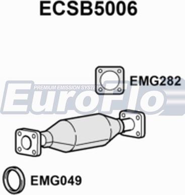 EuroFlo ECSB5006 - Катализатор autosila-amz.com