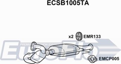 EuroFlo ECSB1005TA - Катализатор autosila-amz.com