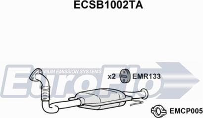 EuroFlo ECSB1002TA - Катализатор autosila-amz.com