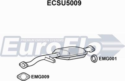 EuroFlo ECSU5009 - Катализатор autosila-amz.com