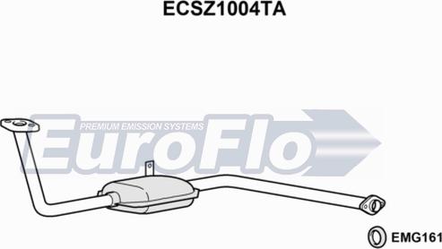 EuroFlo ECSZ1004TA - Катализатор autosila-amz.com