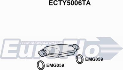 EuroFlo ECTY5006TA - Катализатор autosila-amz.com