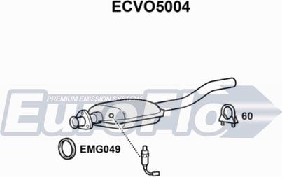EuroFlo ECVO5004 - Катализатор autosila-amz.com