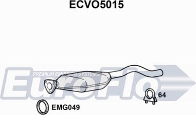 EuroFlo ECVO5015 - Катализатор autosila-amz.com