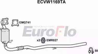 EuroFlo ECVW1169TA - Катализатор autosila-amz.com