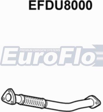 EuroFlo EFDU8000 - Труба выхлопного газа autosila-amz.com