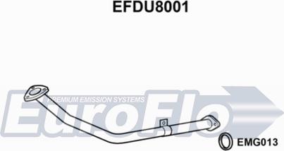 EuroFlo EFDU8001 - Труба выхлопного газа autosila-amz.com