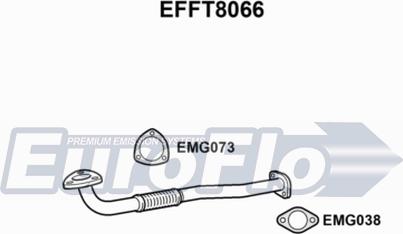 EuroFlo EFFT8066 - Труба выхлопного газа autosila-amz.com
