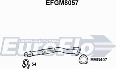 EuroFlo EFGM8057 - Труба выхлопного газа autosila-amz.com