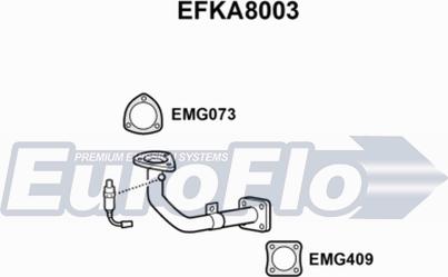 EuroFlo EFKA8003 - Труба выхлопного газа autosila-amz.com