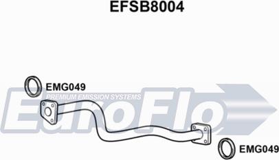 EuroFlo EFSB8004 - Труба выхлопного газа autosila-amz.com