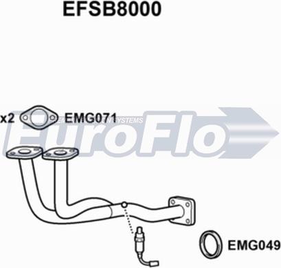 EuroFlo EFSB8000 - Труба выхлопного газа autosila-amz.com