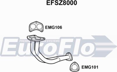 EuroFlo EFSZ8000 - Труба выхлопного газа autosila-amz.com