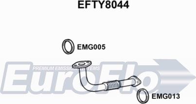 EuroFlo EFTY8044 - Труба выхлопного газа autosila-amz.com