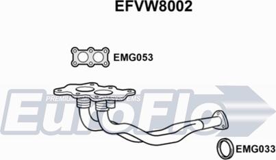 EuroFlo EFVW8002 - Труба выхлопного газа autosila-amz.com