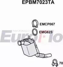 EuroFlo EPBM7023TA - Сажевый / частичный фильтр, система выхлопа ОГ autosila-amz.com
