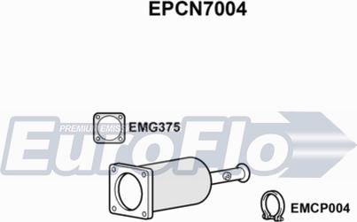 EuroFlo EPCN7004 - Сажевый / частичный фильтр, система выхлопа ОГ autosila-amz.com