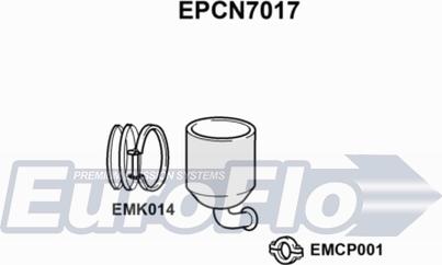 EuroFlo EPCN7017 - Сажевый / частичный фильтр, система выхлопа ОГ autosila-amz.com