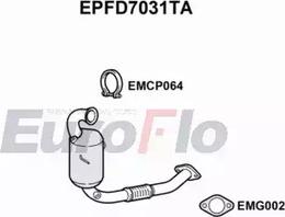 EuroFlo EPFD7031TA - Сажевый / частичный фильтр, система выхлопа ОГ autosila-amz.com