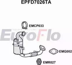 EuroFlo EPFD7026TA - Сажевый / частичный фильтр, система выхлопа ОГ autosila-amz.com