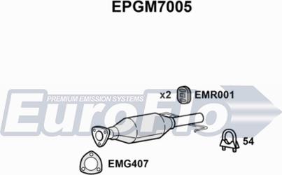 EuroFlo EPGM7005 - Сажевый / частичный фильтр, система выхлопа ОГ autosila-amz.com