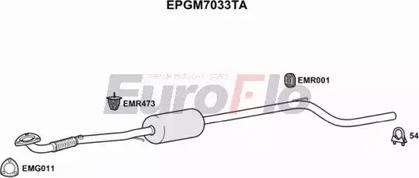 EuroFlo EPGM7033TA - Сажевый / частичный фильтр, система выхлопа ОГ autosila-amz.com