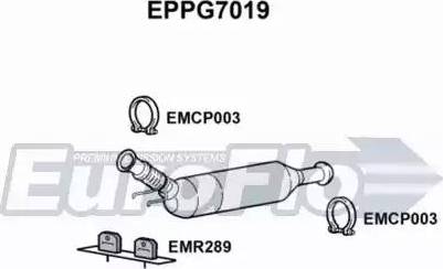 EuroFlo EPPG7019 - Сажевый / частичный фильтр, система выхлопа ОГ autosila-amz.com