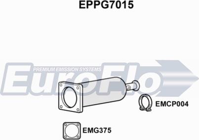 EuroFlo EPPG7015 - Сажевый / частичный фильтр, система выхлопа ОГ autosila-amz.com