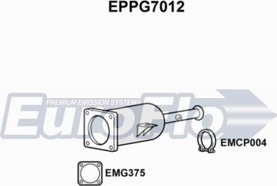 EuroFlo EPPG7012 - Сажевый / частичный фильтр, система выхлопа ОГ autosila-amz.com