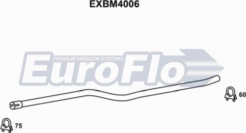 EuroFlo EXBM4006 - Труба выхлопного газа autosila-amz.com