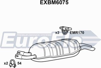 EuroFlo EXBM6075 - Глушитель выхлопных газов, конечный autosila-amz.com