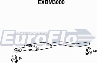 EuroFlo EXBM3000 - Средний глушитель выхлопных газов autosila-amz.com