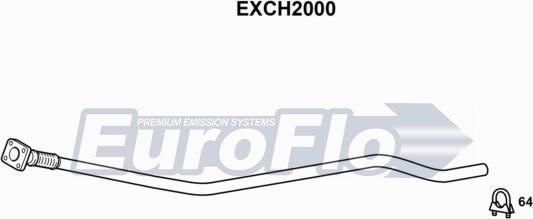 EuroFlo EXCH2000 - Труба выхлопного газа autosila-amz.com