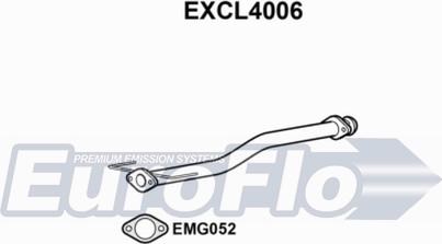 EuroFlo EXCL4006 - Труба выхлопного газа autosila-amz.com