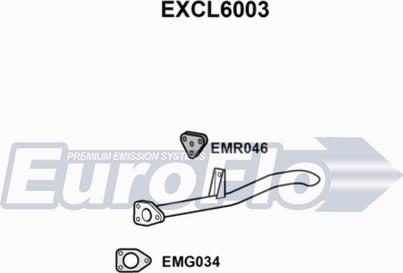 EuroFlo EXCL6003 - Насадка выпускной трубы autosila-amz.com