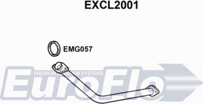 EuroFlo EXCL2001 - Труба выхлопного газа autosila-amz.com