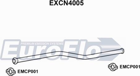EuroFlo EXCN4005 - Труба выхлопного газа autosila-amz.com