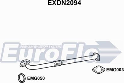 EuroFlo EXDN2094 - Труба выхлопного газа autosila-amz.com