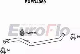 EuroFlo EXFD4069 - Труба выхлопного газа autosila-amz.com