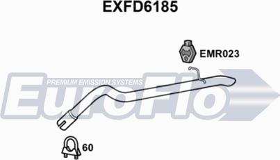 EuroFlo EXFD6185 - Насадка выпускной трубы autosila-amz.com