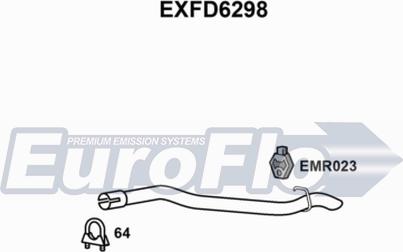 EuroFlo EXFD6298 - Насадка выпускной трубы autosila-amz.com