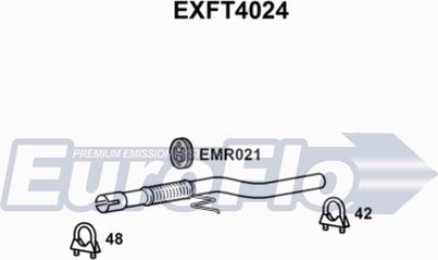 EuroFlo EXFT4024 - Труба выхлопного газа autosila-amz.com