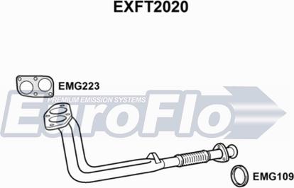 EuroFlo EXFT2020 - Труба выхлопного газа autosila-amz.com