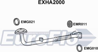 EuroFlo EXHA2000 - Труба выхлопного газа autosila-amz.com