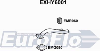 EuroFlo EXHY6001 - Насадка выпускной трубы autosila-amz.com