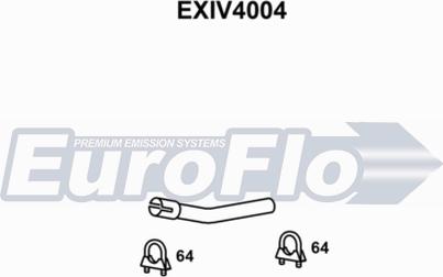 EuroFlo EXIV4004 - Труба выхлопного газа autosila-amz.com