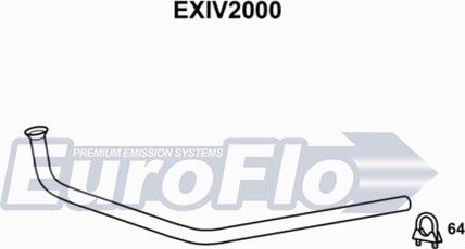 EuroFlo EXIV2000 - Труба выхлопного газа autosila-amz.com