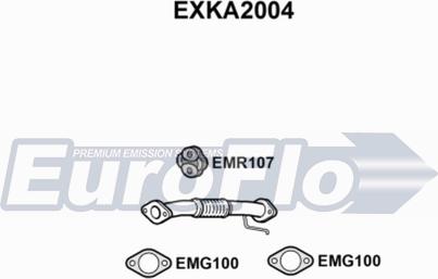 EuroFlo EXKA2004 - Труба выхлопного газа autosila-amz.com