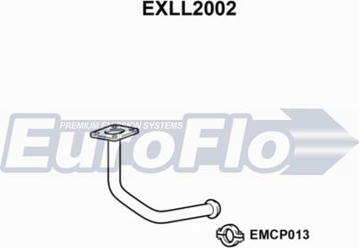 EuroFlo EXLL2002 - Труба выхлопного газа autosila-amz.com