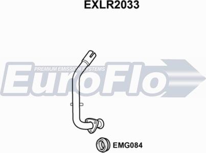 EuroFlo EXLR2033 - Труба выхлопного газа autosila-amz.com